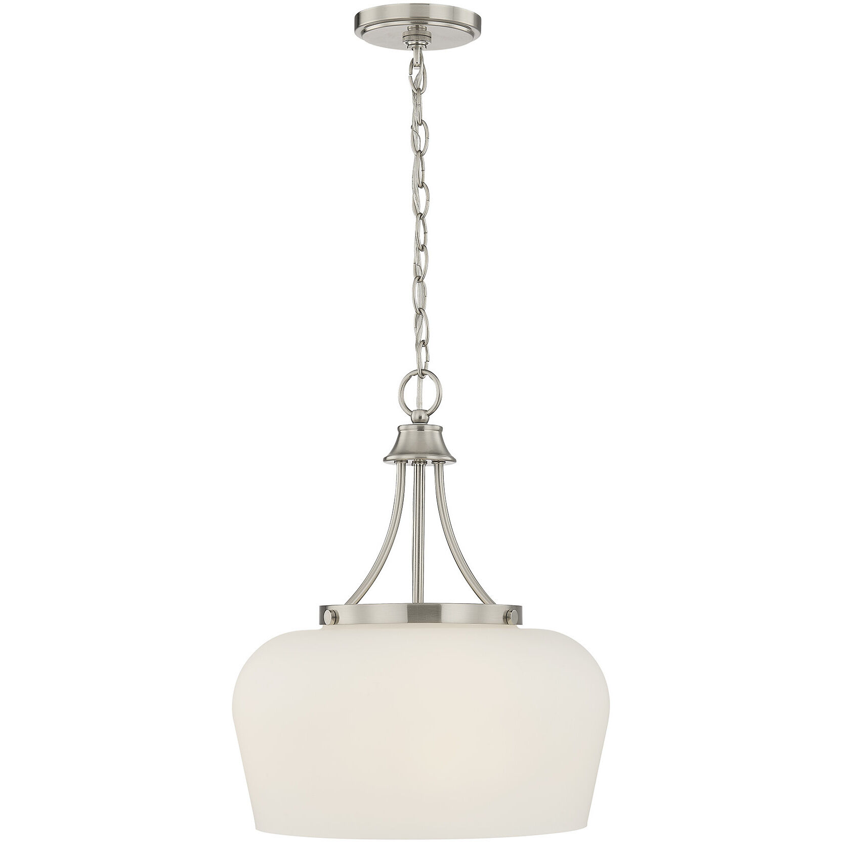 Octave 3 Light 15 inch Satin Nickel Pendant Ceiling Light, Essentials