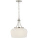 Octave 3 Light 15 inch Satin Nickel Pendant Ceiling Light, Essentials