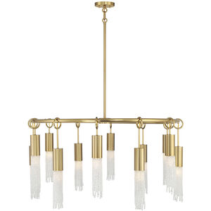 Chelsea 12 Light 40 inch Warm Brass Chandelier Ceiling Light
