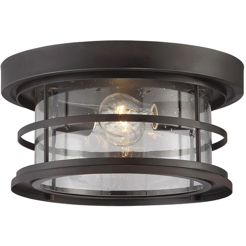 Barrett 2 Light 13 inch English Bronze Outdoor Flush Mount