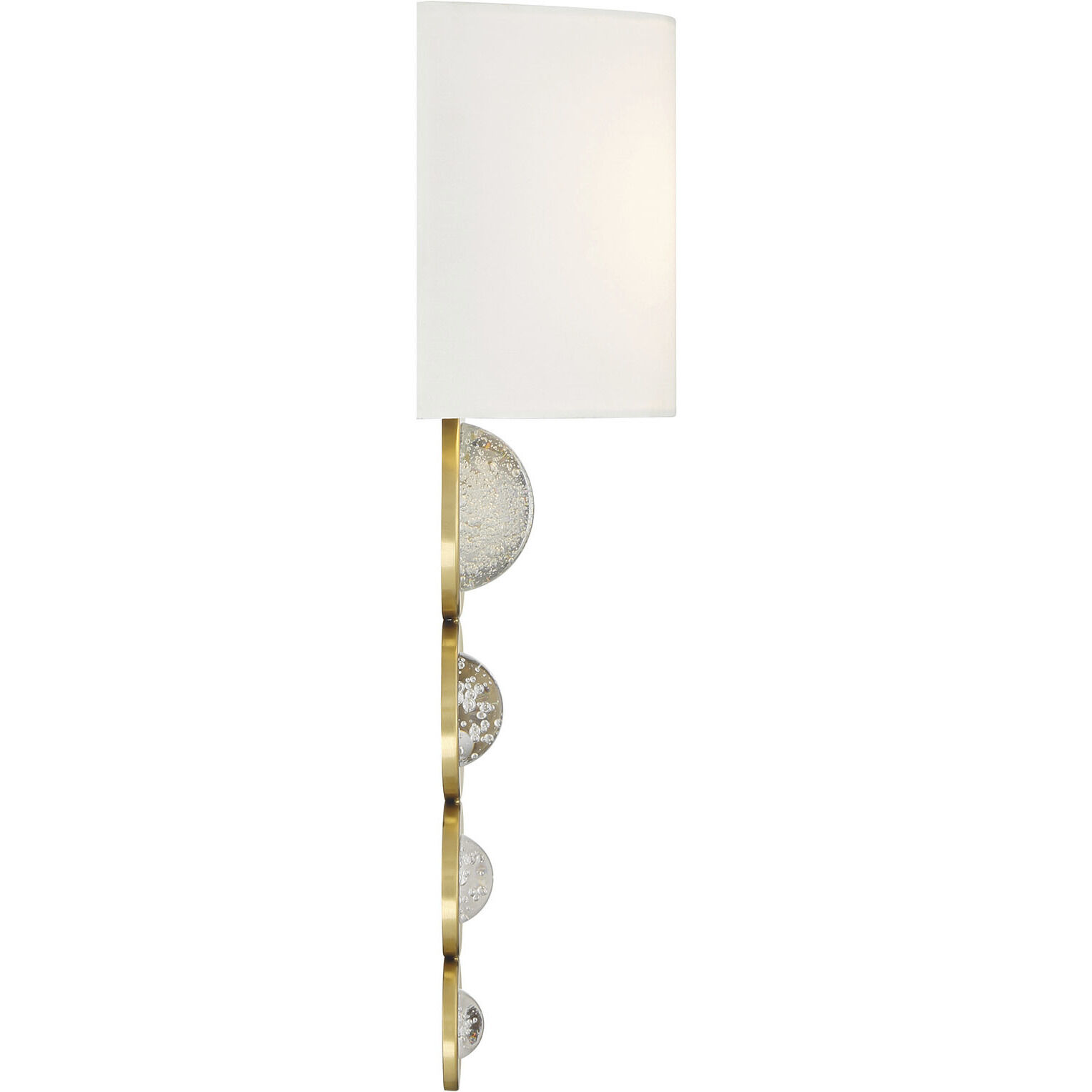 Marseille Wall Sconce Wall Light in Warm Brass