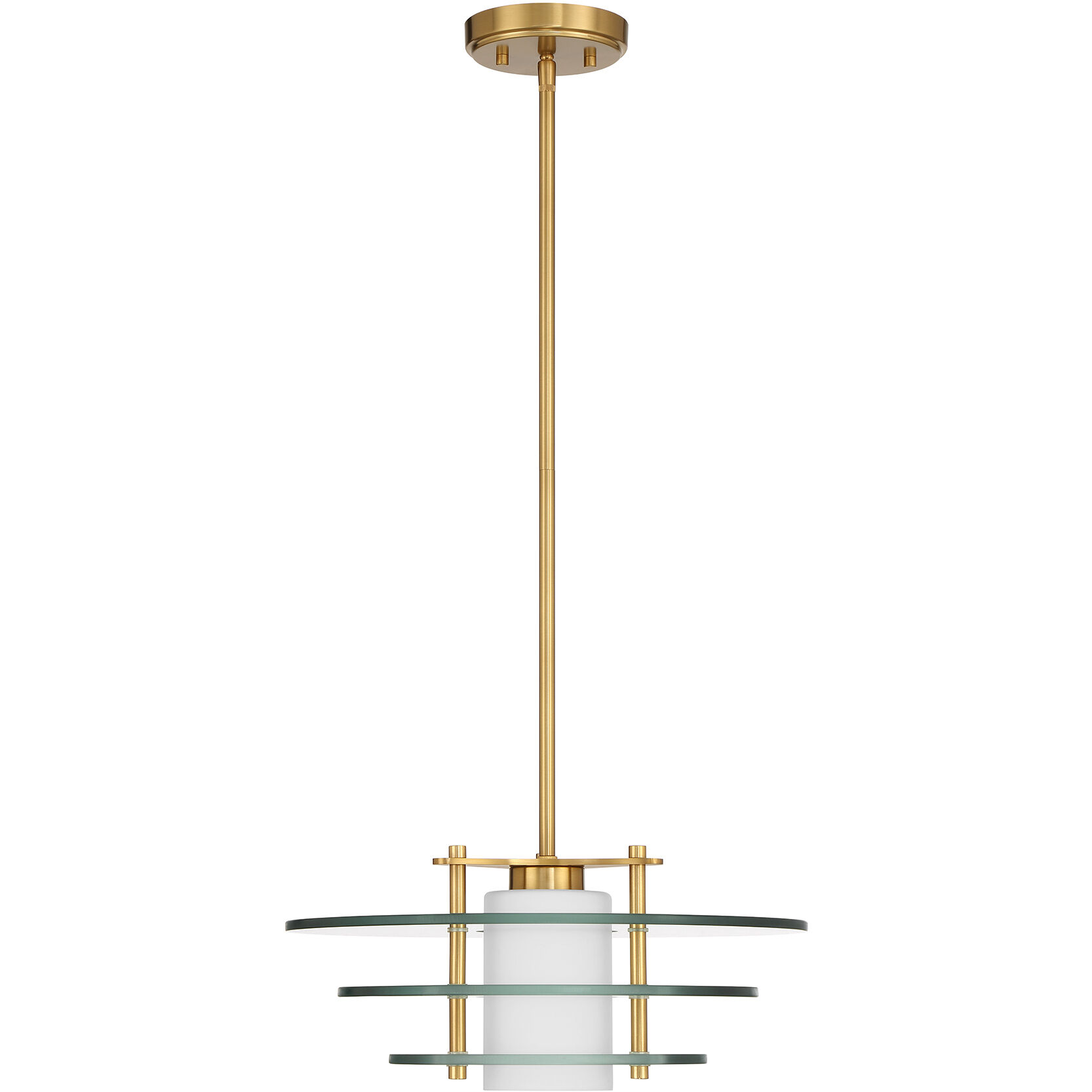 Newell 1 Light 20 inch Warm Brass Pendant Ceiling Light