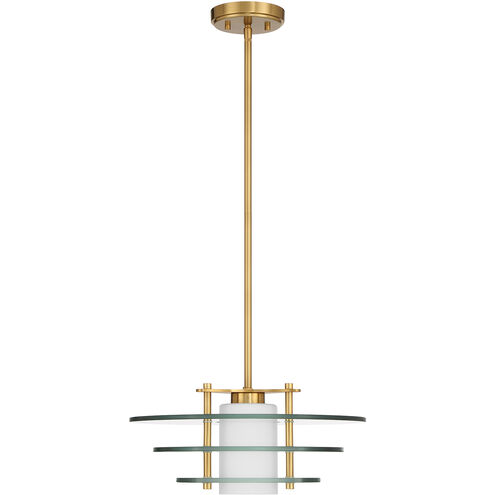 Newell 1 Light 20 inch Warm Brass Pendant Ceiling Light