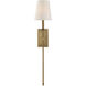 Monroe 1 Light 6.75 inch Warm Brass Wall Sconce Wall Light, Essentials