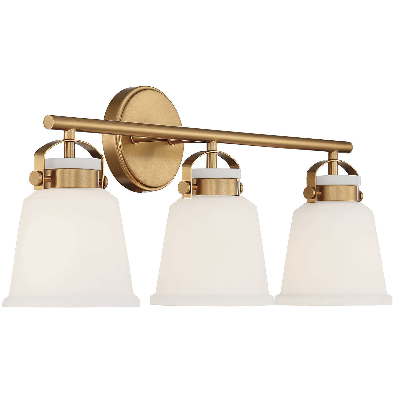 Kaden 3 Light 26 inch Warm Brass Bathroom Vanity Light Wall Light, Essentials