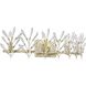 Orianna 4 Light 33 inch Noble Brass Bathroom Vanity Light Wall Light
