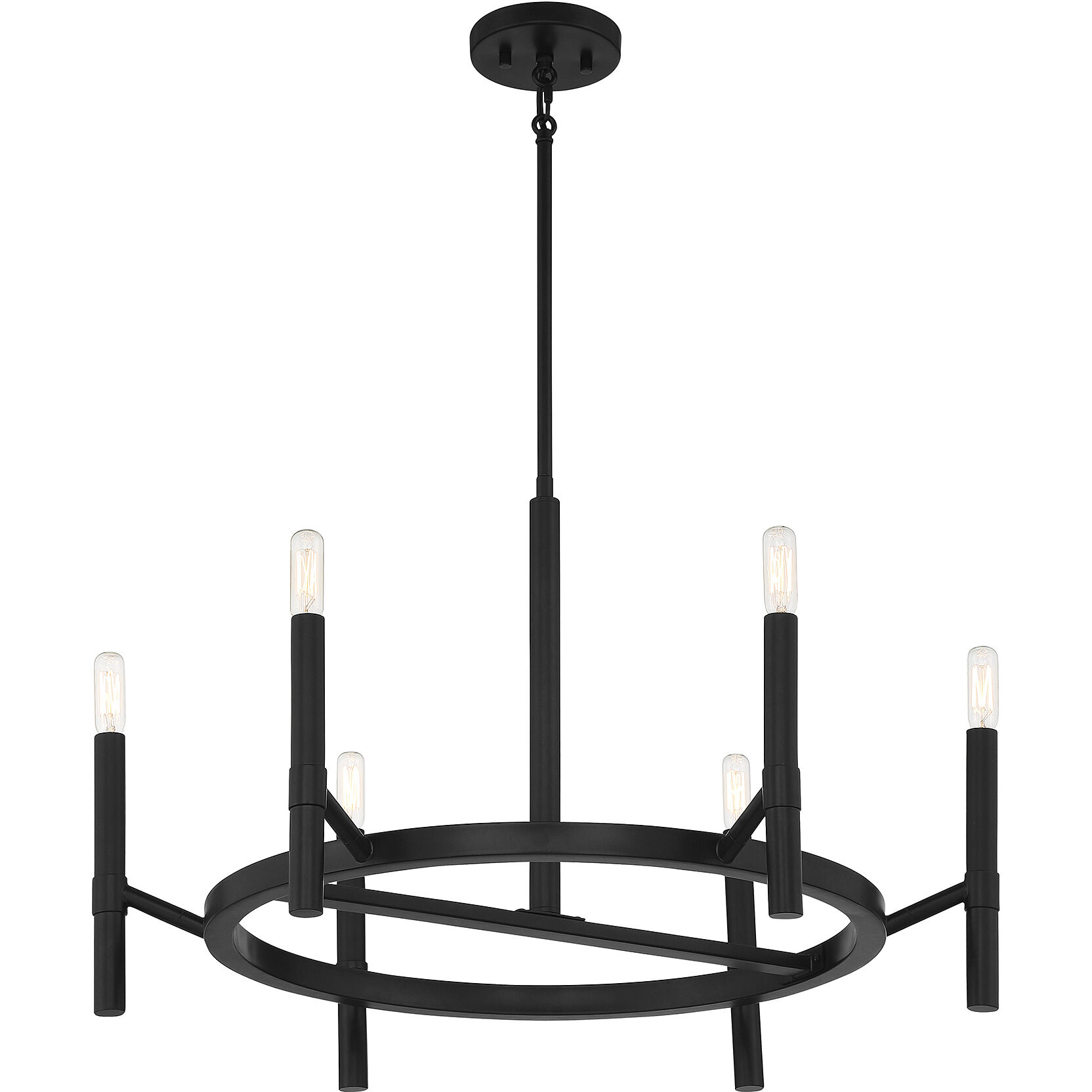 Savoy House 1-2330-5-50 Orleans 5 Light 44.38 inch Black