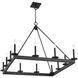 Boylston 12 Light 35 inch Matte Black Chandelier Ceiling Light, Lighting One