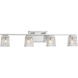 Northam 4 Light 30 inch Polished Chrome Bathroom Vanity Light Wall Light