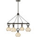 Sheriden 5 Light 30 inch Mediterranean Bronze Chandelier Ceiling Light