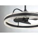 Corona 14 inch Matte Black with Black Blades Fan D'Lier