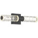 Beale LED 18 inch Black Lustre Bathroom Vanity Light Wall Light