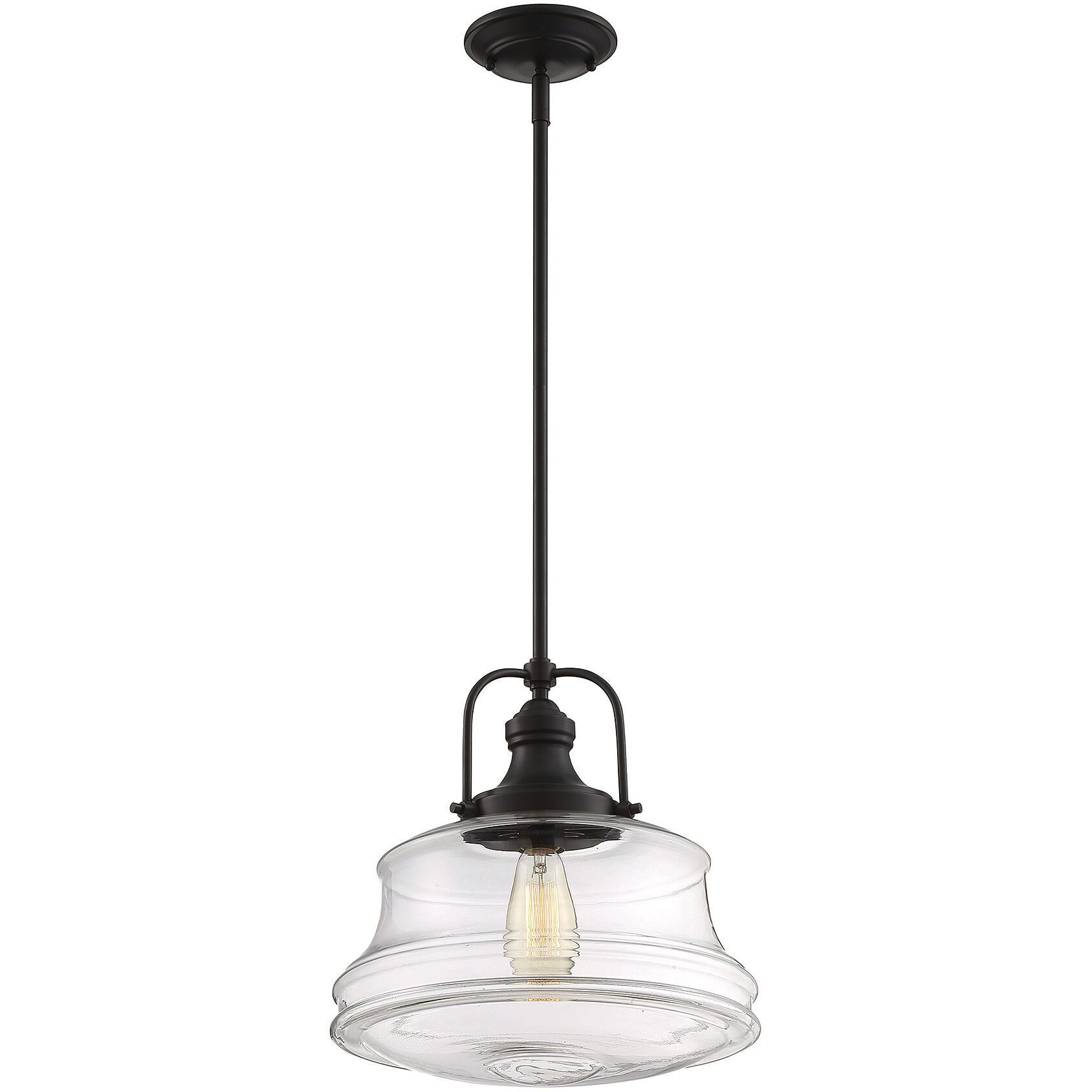 Garvey 1 Light 14 inch English Bronze Pendant Ceiling Light, Essentials