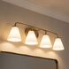 Blair 4 Light 35 inch Warm Brass Bath Wall Light