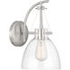 Foster 1 Light 8 inch Satin Nickel Wall Sconce Wall Light