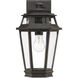Holbrook 1 Light 15 inch Textured Bronze With Gold Highlights Outdoor Wall Lantern, Medium