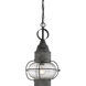 Enfield 1 Light 9.75 inch Oxidized Black Outdoor Hanging Lantern