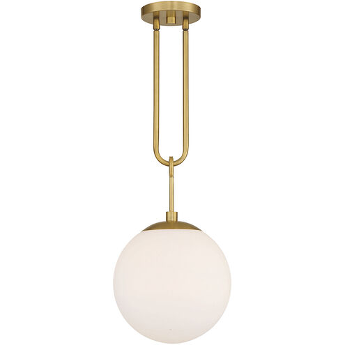 Becker 1 Light 10 inch Warm Brass Pendant Ceiling Light, Essentials