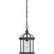 Kensington 3 Light 8.25 inch Rustic Bronze Outdoor Hanging Lantern