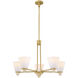 Kohlman 5 Light 30 inch Warm Brass Chandelier Ceiling Light