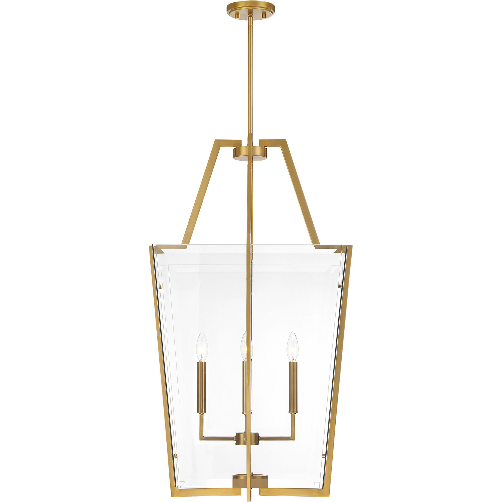 Farell 4 Light 21 inch Warm Brass Pendant Ceiling Light