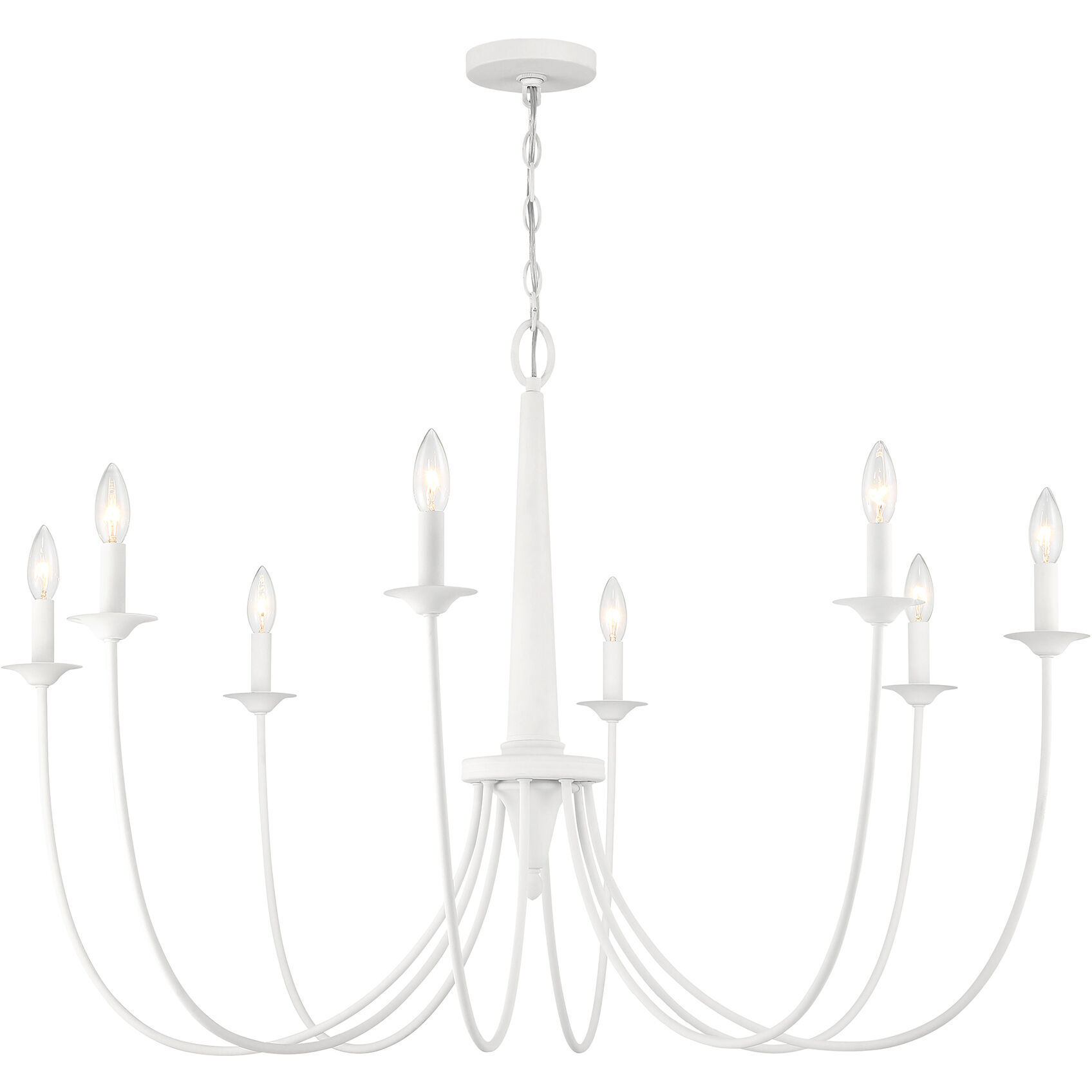 Savoy House Stonecrest 8 Light Chandelier in Bisque White 1 1202 8 83