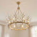 Orianna 6 Light 26 inch Noble Brass Chandelier Ceiling Light