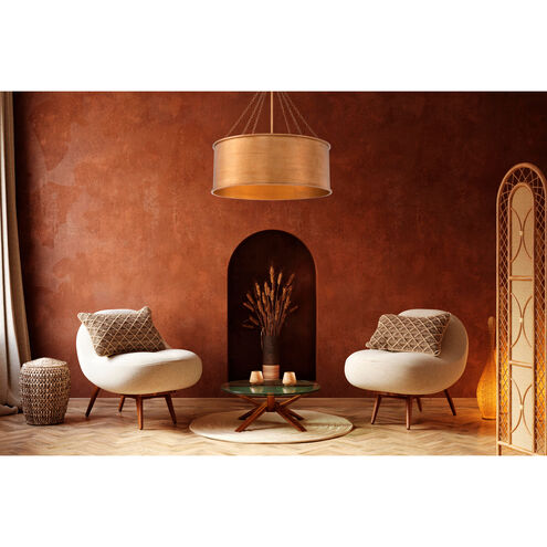 Rochester 6 Light 25 inch Gold Patina Pendant Ceiling Light