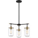 Clayton 3 Light 20 inch English Bronze/Warm Brass Chandelier Ceiling Light