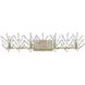 Orianna 4 Light 33 inch Noble Brass Bathroom Vanity Light Wall Light