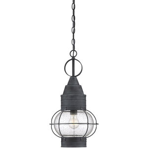 Enfield 1 Light 11 inch Oxidized Black Outdoor Hanging Lantern