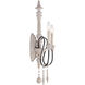 Ashland 2 Light 11 inch White Washed Driftwood Wall Sconce Wall Light