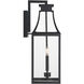 Emery 2 Light 24 inch Matte Black Outdoor Wall Lantern