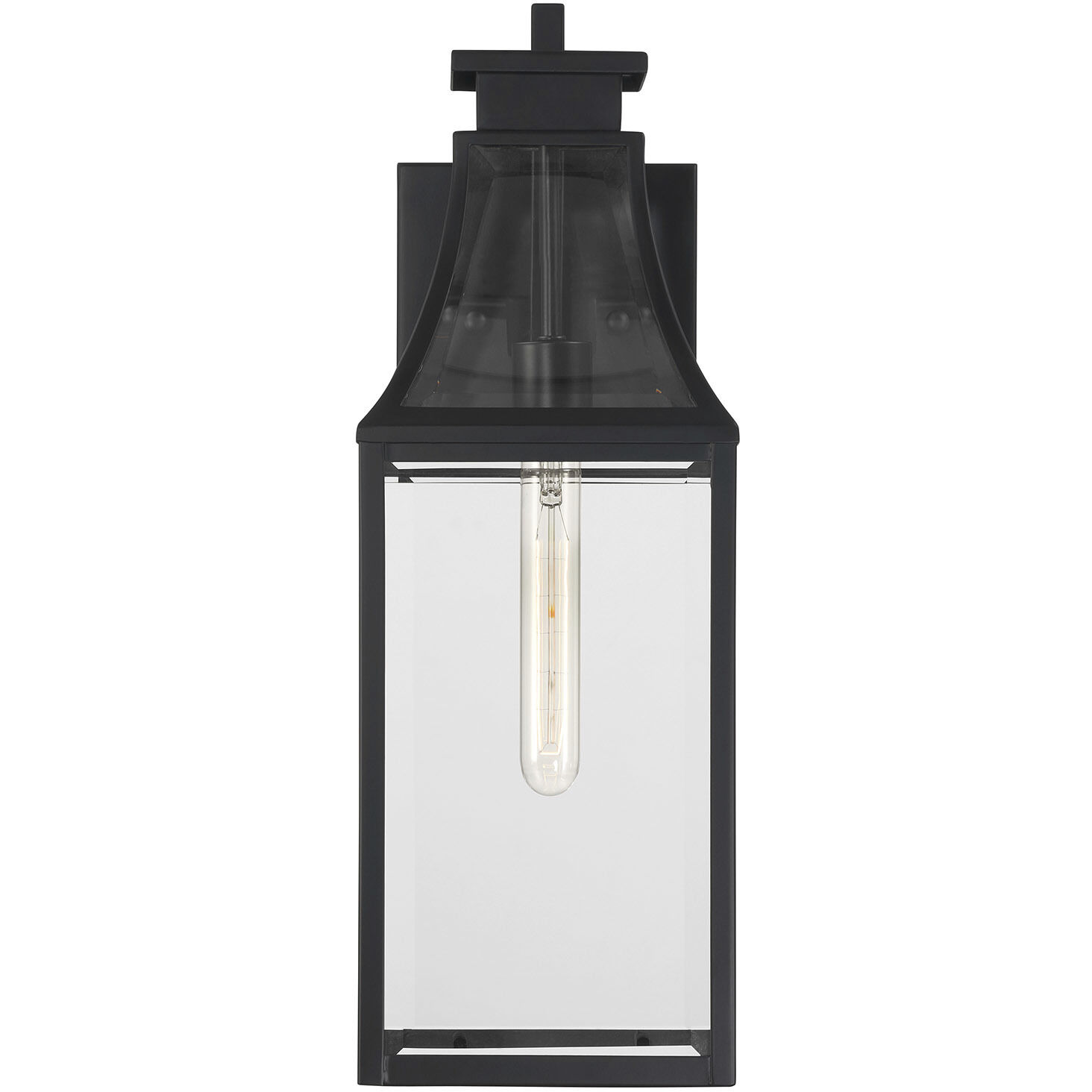Emery 1 Light 20 inch Matte Black Outdoor Wall Lantern