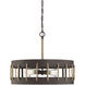 Leland 4 Light 23 inch Artisan Rust Pendant Ceiling Light