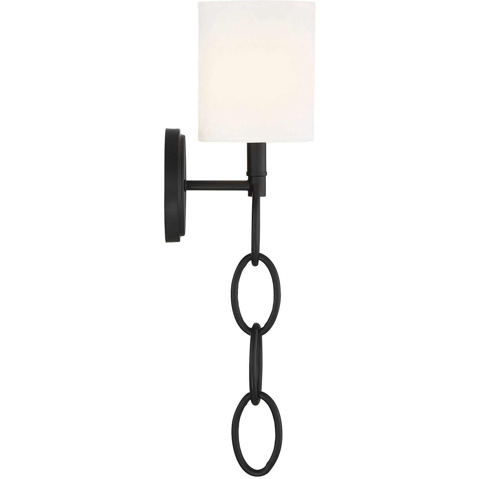 Joffree 1 Light 5 inch Matte Black Wall Sconce Wall Light, Essentials