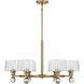 Hanover 6 Light 32 inch Warm Brass Chandelier Ceiling Light, Essentials