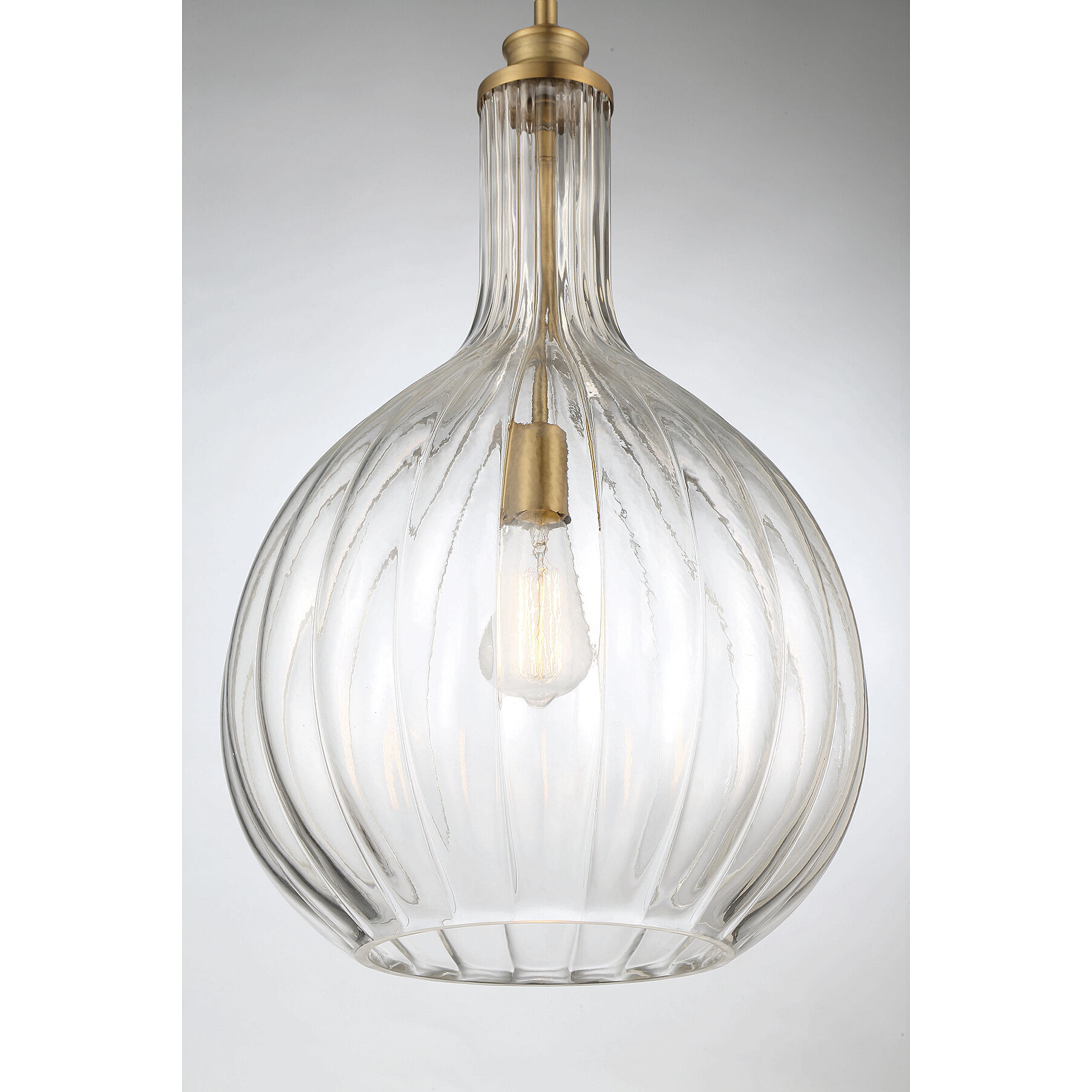 Brandon 1 Light 14 inch Warm Brass Pendant Ceiling Light, Essentials