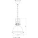 Chival 1 Light 11 inch English Bronze Pendant Ceiling Light, Essentials