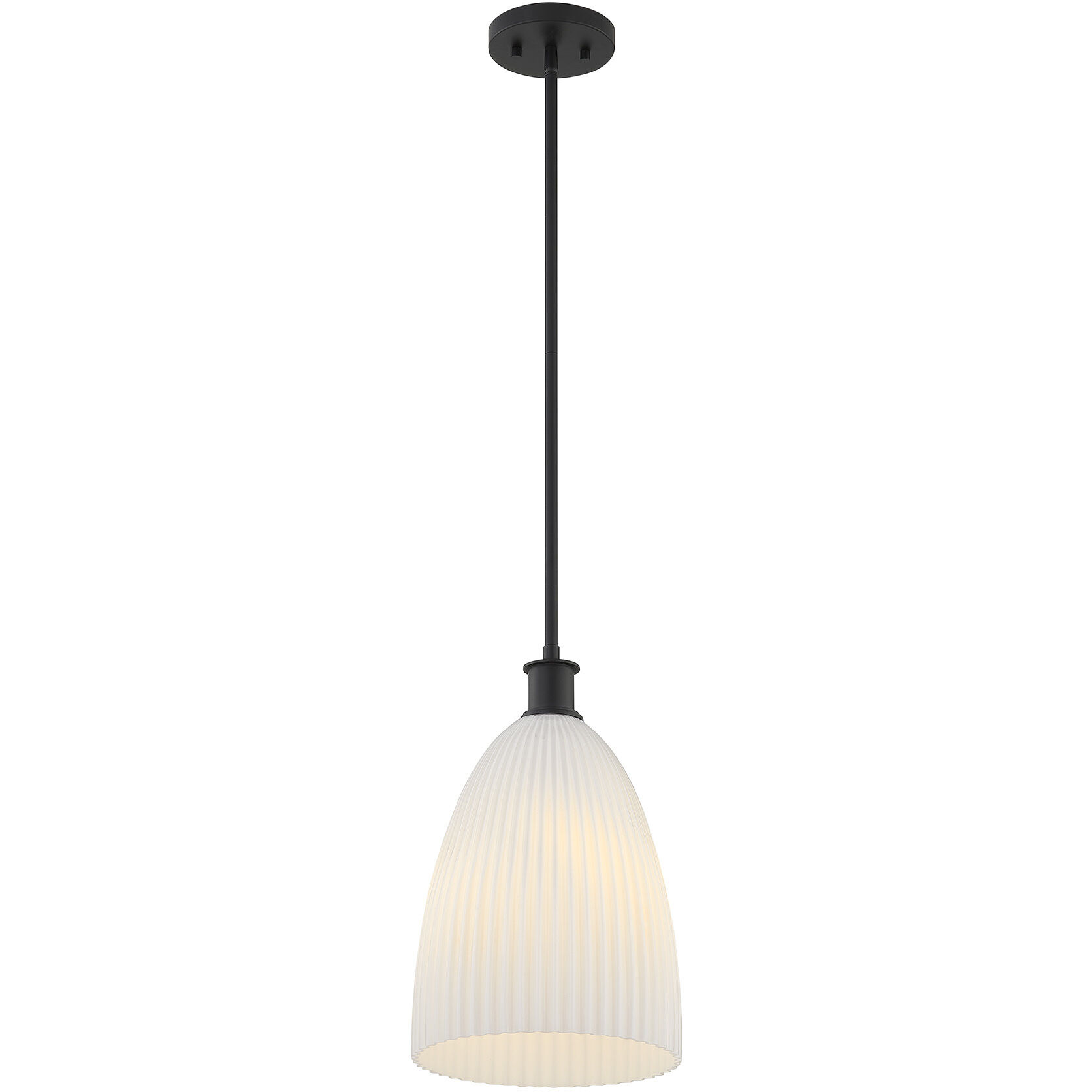 Baldwin 1 Light 10 inch Matte Black Pendant Ceiling Light, Essentials