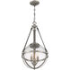 Bozeman 3 Light 14 inch Antique Nickel Pendant Ceiling Light