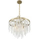 Jeanette 4 Light 20 inch Noble Brass Chandelier Ceiling Light