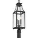 Emery 3 Light 29.25 inch Matte Black Outdoor Post Lantern