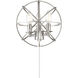 North LED Satin Nickel Fan Light Kit