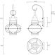Enfield 1 Light 18 inch Oxidized Black Outdoor Wall Lantern