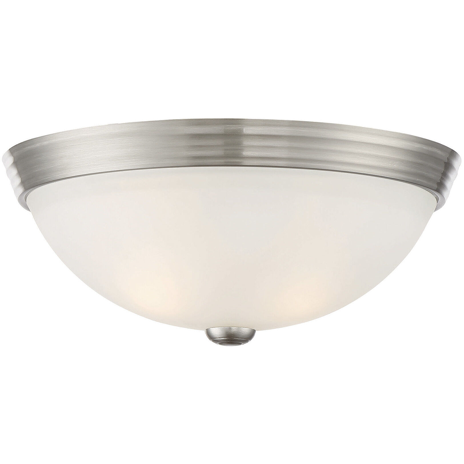 Stella 2 Light 13 inch Satin Nickel Flush Mount Ceiling Light, Essentials