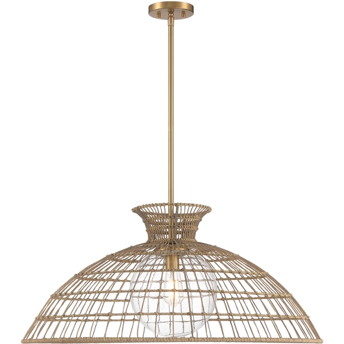 Savoy House 7-6427-1-322 Lanai 1 Light 32 inch Warm Brass Pendant Savoy House 7-6427-1-322 Lanai 1 Light 32 inch Warm Brass Pendant