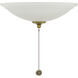 Wind Star LED Estate Brass Ceiling Fan Light kit