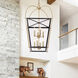 Dunbar 8 Light 20 inch English Bronze and Warm Brass Pendant Ceiling Light