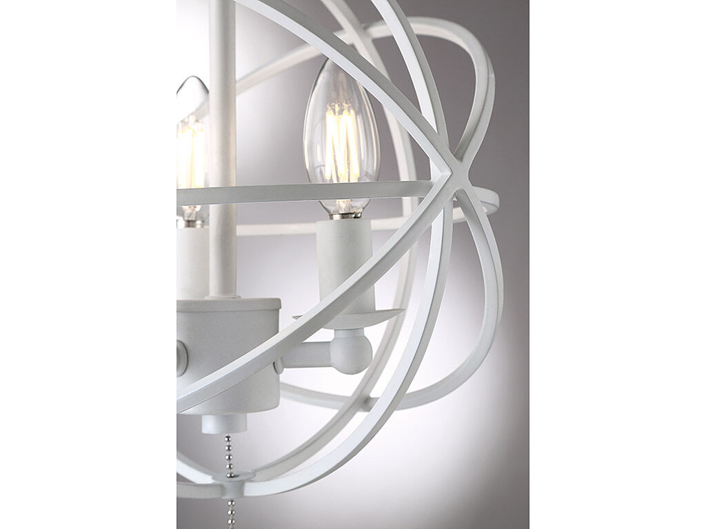 North LED White Fan Light kit